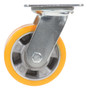 Vestil Polyurethane Swivel Caster - 5 In. Diameter x 2 In. Width 990 lb - Orange/Gray