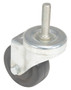 Vestil Hard Rubber Stem Swivel Caster - 3 In. Diameter x 1-1/4 In. Width 125 lb - Black