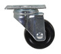Vestil Rubber Swivel Caster - 3 In. Diameter x 1 In. Width 198 lb - Black
