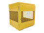 Vestil Steel Knockdown Vertical Cylinder Cabinet - 32 In. x 30 In. x 35-1/4 In. 4 Cylinder - Yellow