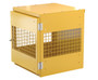 Vestil Steel Knockdown Vertical Cylinder Cabinet - 32 In. x 30 In. x 35-1/4 In. 4 Cylinder - Yellow
