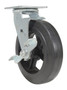 Vestil Rubber Swivel With Brake Caster - 8 In. Diameter x 2 In. Width 660 lb - Black