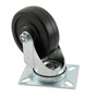 Vestil Hard Rubber Swivel Caster - 4 In. Diameter x 1-1/4 In. Width 140 lb - Black