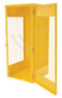 Vestil Steel Canadian Cylinder Storage Cabinet - 32 In. x 30 In. x 68-1/4 In. 8 Cylinder - Yellow