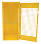 Vestil Steel Canadian Cylinder Storage Cabinet - 32 In. x 30 In. x 68-1/4 In. 8 Cylinder - Yellow