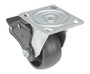 Vestil Glass Filled Nylon Swivel With Total Brake Caster - 4 In. Diameter x 2 In. Width 800 lb - Black
