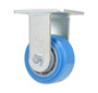 Vestil Polyurethane Rigid Caster - 4 In. Diameter x 2 In. Width 617 lb Light - Blue/Gray