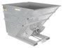 Vestil Steel Heavy Duty Self Dumping Hopper - 2 Cubic Yard 6000 lb - Galvanized