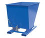 Vestil Steel Light Duty Self Dumping Hopper - 1-1/2 Cubic Yard 2000 lb - Blue