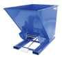 Vestil Steel Heavy Duty Self Dumping Hopper - 1-1/2 Cubic Yard 6000 lb - Blue
