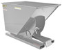 Vestil Steel Medium Duty Self Dumping Hopper - 1 Cubic Yard 4000 lb - Silver Lining