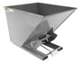Vestil Steel Heavy Duty Self Dumping Hopper - 2 Cubic Yard 6000 lb - Battleship Gray