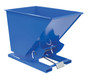 Vestil Steel Medium Duty Self Dumping Hopper - 1-1/2 Cubic Yard 4000 lb - Blue