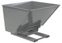 Vestil Steel Heavy Duty Hydraulic Dumping Hopper - 2-1/2 Cubic Yard 6,000 lb - Gray Semi Gloss