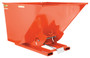 Vestil Steel Heavy Duty Self Dumping Hopper - 2-1/2 Cubic Yard 6000 lb - Orange