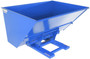 Vestil Steel Heavy Duty Hydraulic Dumping Hopper - 3 Cubic Yard 6,000 lb - Blue