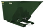 Vestil Steel Medium Duty Self Dumping Hopper - 2-1/2 Cubic Yard 4000 lb - Hunter Green