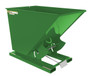 Vestil Steel Medium Duty Self Dumping Hopper - 1-1/2 Cubic Yard 4000 lb - Green