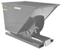 Vestil Steel Medium Duty Self Dumping Hopper - 1 Cubic Yard 4000 lb - Machine Gray