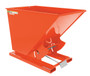 Vestil Steel Heavy Duty Self Dumping Hopper - 1-1/2 Cubic Yard 6000 lb - Orange