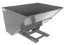 Vestil Steel Heavy Duty Hydraulic Dumping Hopper - 3 Cubic Yard 6,000 lb - Gray Semi Gloss