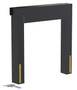 Vestil Nylon Vinyl Dock Seal - 17 In. 8 Ft. x 9 Ft. - Black