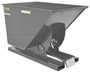 Vestil Steel Medium Duty Self Dumping Hopper - 1 Cubic Yard 4000 lb - Battleship Gray