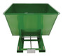 Vestil Steel Medium Duty Self Dumping Hopper - 2 Cubic Yard 4000 lb - Green
