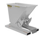 Vestil Steel Heavy Duty Self Dumping Hopper - 1/4 Cubic Yard 6000 lb - Silver Lining