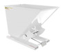 Vestil Steel Heavy Duty Self Dumping Hopper - 1-1/2 Cubic Yard 6000 lb - White