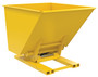 Vestil Steel Heavy Duty Hydraulic Dumping Hopper - 2 Cubic Yard 6,000 lb - Yellow