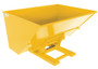 Vestil Steel Heavy Duty Hydraulic Dumping Hopper - 3 Cubic Yard 6,000 lb - Yellow