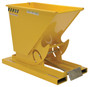 Vestil Steel Heavy Duty Self Dumping Hopper - 1/4 Cubic Yard 6000 lb - Yellow