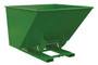 Vestil Steel Heavy Duty No Bump and Dump Hopper - 2-1/2 Cubic Yard 6000 lb - Tractor Green