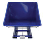Vestil Steel Light Duty Self Dumping Hopper - 2 Cubic Yard 2000 lb - Blue