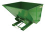 Vestil Steel Light Duty Self Dumping Hopper - 2-1/2 Cubic Yard 2000 lb - Green
