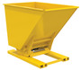 Vestil Steel Heavy Duty Hydraulic Dumping Hopper - 1-1/2 Cubic Yard 6,000 lb - Yellow