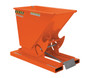 Vestil Steel Heavy Duty Self Dumping Hopper - 1/3 Cubic Yard 6000 lb - Orange