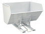 Vestil Steel Heavy Duty Self Dumping Hopper - 5 Cubic Yard 6000 lb - White