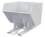 Vestil Steel Heavy Duty Self Dumping Hopper - 4 Cubic Yard 6000 lb - White