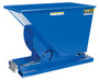 Vestil Steel Light Duty Self Dumping Hopper - 3/4 Cubic Yard 2000 lb - Blue