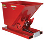 Vestil Steel Heavy Duty Self Dumping Hopper - 1/3 Cubic Yard 6000 lb - Red