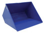 Vestil Steel Light Duty Self Dumping Hopper - 3 Cubic Yard 2000 lb - Blue
