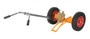 Vestil Steel Deluxe Tilt Back Drum Truck with Pneumatic Wheels - 1000 lb Gray / - Yellow
