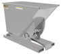 Vestil Steel Light Duty Self Dumping Hopper - 3/4 Cubic Yard 2000 lb - Silver Lining
