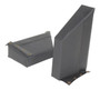 Vestil Vinyl Dock Seal Draft Blocker - 24 In. Length Black / - Yellow