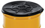 Vestil Polyethylene Drum Cover Open Head - 55 Gallon - Black