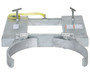 Vestil Galvanized Steel Deluxe Single Drum Gripper - 55 Gallon 43-3/16 In. x 28 In. x 7-1/8 In. 1500 lb - Gray