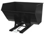 Vestil Steel Heavy Duty Self Dumping Hopper - 5 Cubic Yard 6000 lb - Semi Gloss Black
