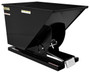 Vestil Steel Light Duty Self Dumping Hopper - 1 Cubic Yard 2000 lb - Semi Gloss Black